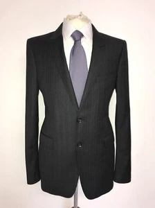 BURBERRY - Mens Slim Fit DARK GREY WOOL SUIT - 42 Reg - W36 L33 - BEAUTIFUL - Picture 1 of 13