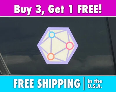 XYO Coin Geomining Sticker, XYO Bumper Sticker, XYO Token Car Decal Sticker