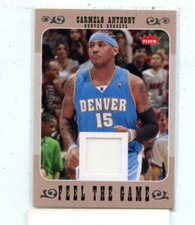CARMELO ANTHONY 2007-08 Fleer Feel The Game Game-Worn Jersey Relic FG-CA