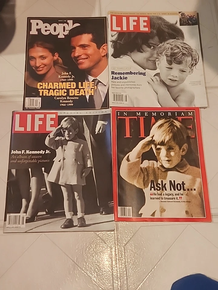 Four Magazines Of John F. Kennedy Jr. Bundle. Free Shipping. - Image 1 of 1