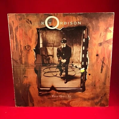 ROY ORBISON You Got It 1989 UK 3-track 12" vinyl single KD Lang Crying - Image 1 of 3