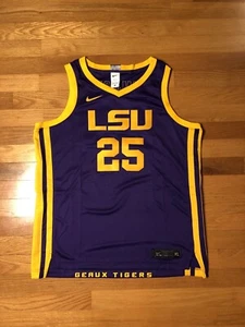 New XL Nike Ben Simmons LSU Tigers Alumni Elite #25 Purple Jersey Men DH7428-547 - Picture 1 of 10