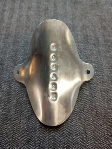 Handmade Experimental MONARK Aluminum Bicycle Head Badge 4" x 4 1/8"! 092 - Picture 1 of 5