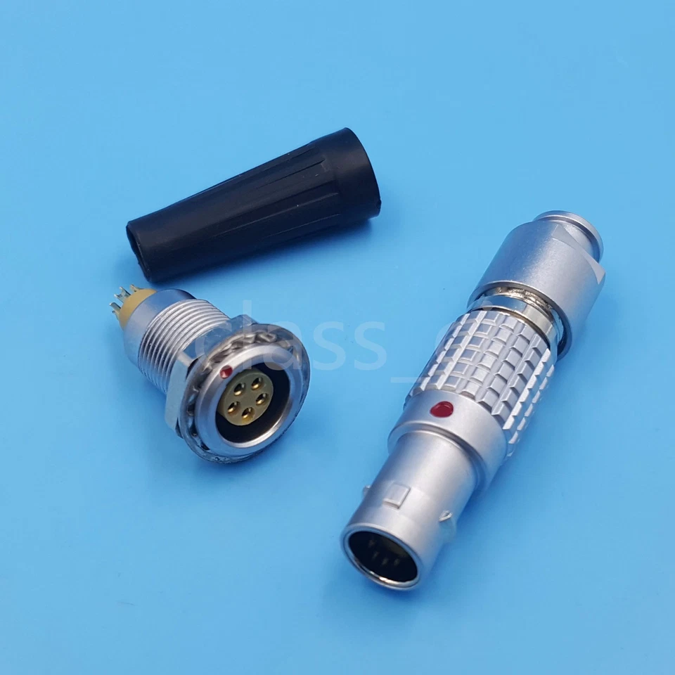 1Set 5Pin Push Pull M9 Aviation Plug Cable Connector Compatible 0B FGG EGG 305 - Image 1 of 1