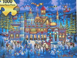 PUZZLES..JIGSAW..DOWDLE....Santa's Workshop...1000pc..MINT. - Picture 1 of 1