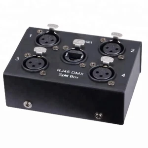 Hot Audio Equipment Dmx 5 Pin Male/female Artnet RJ45 DMX Splitter Connector - Picture 1 of 2