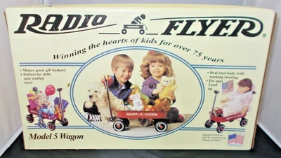 Radio Flyer Mini Carro de Acero Rojo Juguete Muñeca Regalo Modelo 5 - Nuevo en Caja Foto 1 de 4