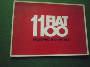 FIAT 1100  SALES BROCHURE - Bild 1 von 6
