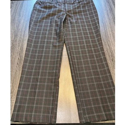 Pantalones bootcut a cuadros APT.9 para mujer talla 18 gris rojo negro pantalones de carrera Foto 1 de 4