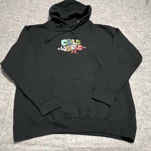 Cold World Herren gesticktes Logo schwarz X-LARGE Pullover Hoodie Beschreibung lesen - Bild 1 von 9
