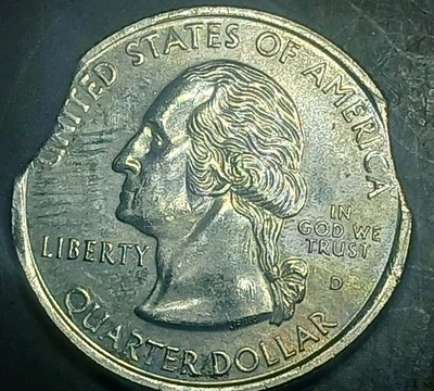   Tare Beautiful Double Clip New Jersey  Quarter GMBU Unciculated .  7% Total  - Image 1 of 4