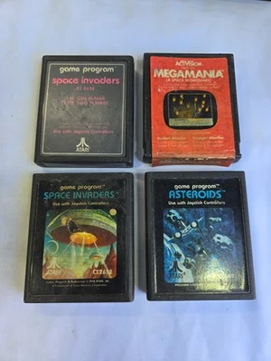 Atari Classic Game Cartridges  Space Invaders - (4) - Image 1 of 4