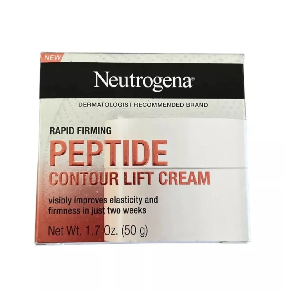 Neutrogena Crema Reafirmante Rápida Péptido Levantamiento de Contorno 1.7 OZ Nueva en Caja Foto 1 de 4