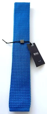 Gravata de malha Hugo Boss 100% seda nova com etiquetas - Imagem 1 de 4