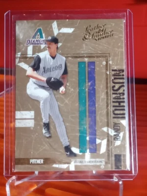 2004 Donruss Leather & Lumber #8 Randy Johnson BASEBALL Card - Image 1 of 2