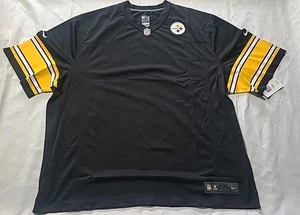 Camiseta deportiva en blanco Nike On Field 5XL/Negra/NUEVA CON ETIQUETAS PRECIO DE VENTA SUGERIDO POR EL FABRICANTE 135,00 USD de Pittsburgh Steelers para hombre - Imagen 1 de 11