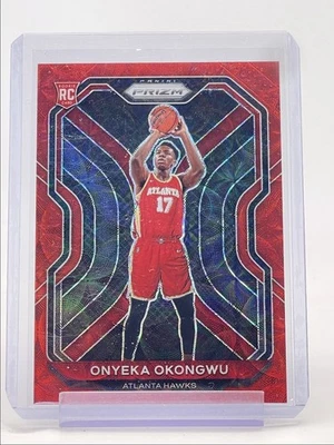 ONYEKA OKONGWU 2020-21 PANINI PRIZM ROOKIE RED CHOICE HAWKS RC /88 Q5908 - Image 1 of 2
