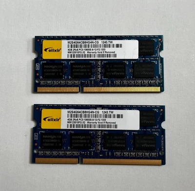 1 Stück Elixir 4GB PC3-10600S - Bild 1 von 2