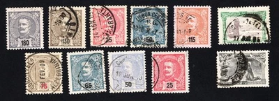 Portugal 1895-1905 group of stamps used CV=28.6$ - Image 1 of 2