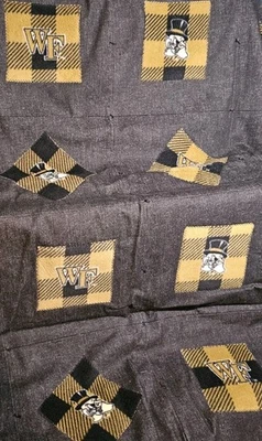 Wake Forest Demon Deacons Dark Denim Blanket - Image 1 of 4