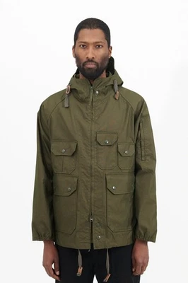 CHAQUETA PARKA ENGINEERED GARMENTS OLIVA CP WEATHER POPELINA ATLÁNTICA TALLA PEQUEÑA Foto 1 de 4