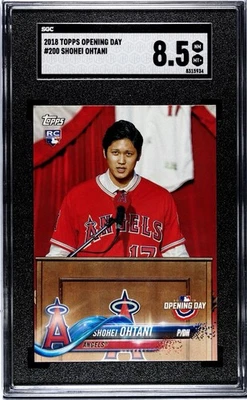 2018 Topps Opening Day - Shohei Ohtani #200 (RC) SGC 8.5 - Image 1 of 2