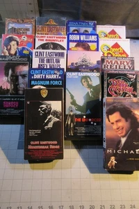 VHS Kassetten Clint Eastwood, Cheech and Chong, Dark Crystal ++ Vorbesitz 17 Kassetten - Bild 1 von 20