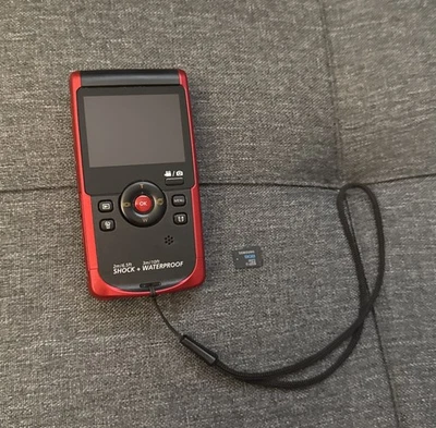 Samsung HMX-W200 HD Waterproof Video Recorder - Red And Black  - Image 1 of 3