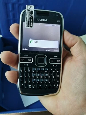 Nokia E Series E72 - Black (Unlocked) Smartphone - Image 1 of 4