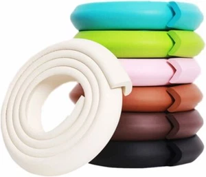 Baby Toddler Safety Proofing Table Edge Guard Protector 2M Foam Bumper UK seller - Picture 1 of 30