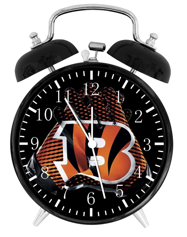   Reloj despertador de escritorio de fútbol americano Cincinnati Bengals decoración del hogar F122 bonito regalo  Foto 1 de 1