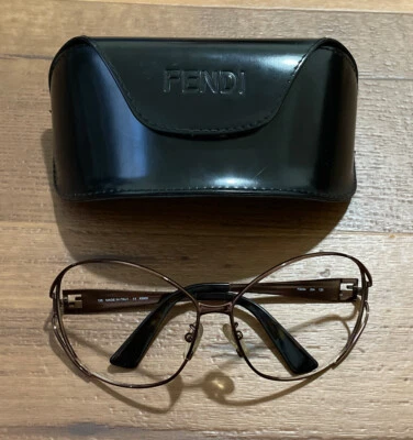 Fendi Women Sunglasses FS454 204 125 Made In Italy W/ Case FRAMES ONLY - Image 1 of 4