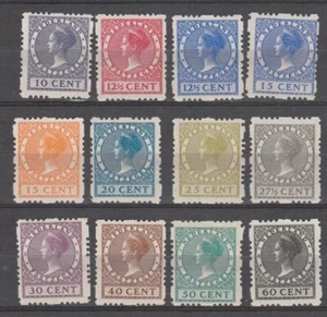 Netherlands 1928 NVPH R45-R56 (WMK) syncopated/roltanding MNH - Picture 1 of 2