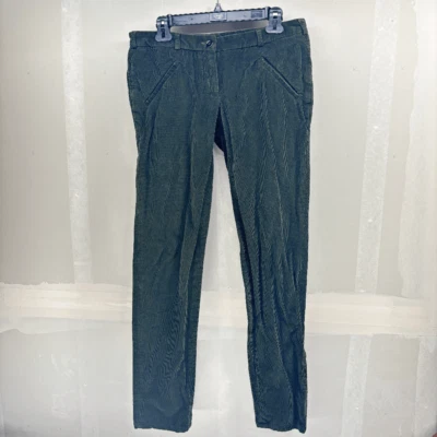 Balenciaga Womens Green Corduroy Flare Chino Pants Size EUR 42 EUC Foto 1 de 4
