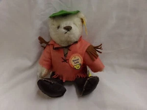 Vintage Steiff - Campfire/Nimrod Teddy - Dressed - PA 55/MASS 73 Wool Blend Bear - Picture 1 of 9