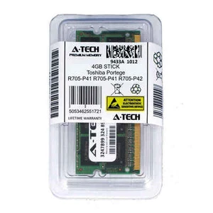 4GB SODIMM Toshiba Portege R705-P41 R705-P42 R705-SP3001 PC3-8500 Ram Memory - Picture 1 of 1
