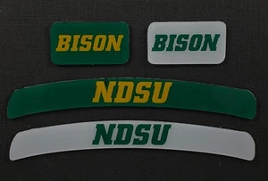 NORTH DAKOTA STATE BISON MINI BUMPERS for RIDDELL SPEED MINI HELMETS - Picture 1 of 1