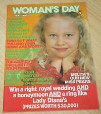 Woman's Day Magazine 29th July 1981 Melita Rees, Peter Luck, Penelope Keith