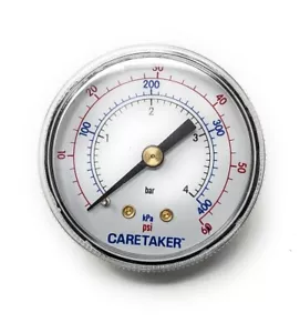 Caretaker Pressure Gauge 60 PSI Max | R0532700 - Picture 1 of 3