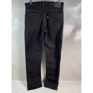 Levi's 511 Slim Black Denim Jeans Boys Size 18 Reg 29x29  Darker Than Appears - Picture 1 of 8