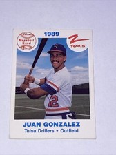 1989 Tulsa Drillers Juan Gonzalez #8