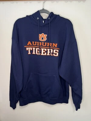 Sudadera con Capucha Russell Auburn Tigers Para Hombre Talla XL Azul Marino Naranja Logo Fútbol Foto 1 de 4