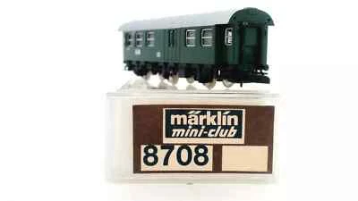 Marklín  Mini-Club 8708 DB 3 Axle Class 2 Passenger Coach Rail Car Z Marklin box - Image 1 of 4
