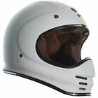 Torc T3 Retro Moto Helmet - Gloss White - Small
