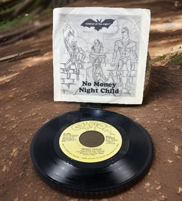 Children Of The Night 45rpm Vinyl No Money / Night Child Rare 1981 The Monsters - Image 1 of 4