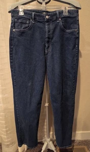 Wild Fable Super High-Rise Straight Blue Jeans Women's Size 14 Button Fly - Picture 1 of 8