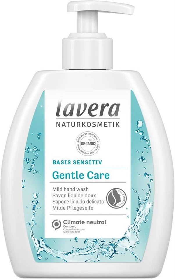 Lavera Basis Sensitiv Gentle Care Hand Wash 250ml - 4 Pack - Image 1 of 1