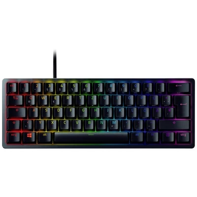 RAZER Huntsman Mini Kabelgebunden Tastatur Deutsch, QWERTZ Schwarz Beleuchtet... - Bild 1 von 4