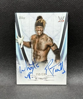 2020 Topps WWE Undisputed R-Truth Autograph Card #153/199 What’s Up! Inscription - Image 1 of 4