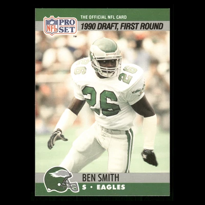 Ben Smith #690 1990 Pro Set Philadelphia Eagles Football Card NFL - Image 1 of 3